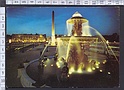 N7262 PARIS LA NUIT LA PLACE DE LA CONCORDE PLAQUETTE EXPOSITION MONDIALE MACHINES OUTILS Viaggiata